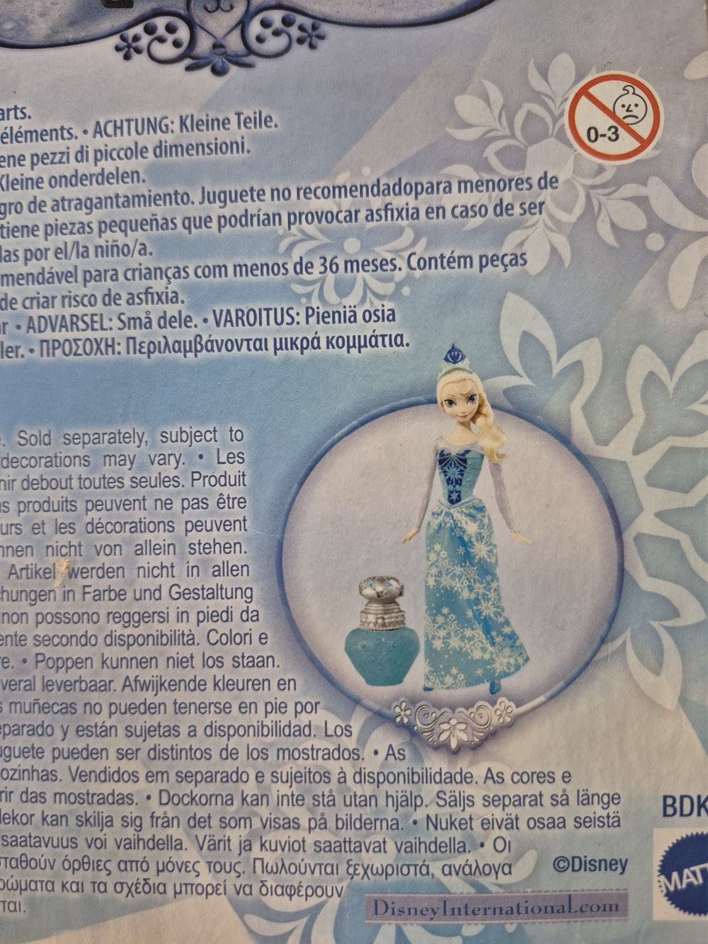 Disney Frozen Anna Color-Change Fashion Doll - Pink & Blue New In Package - Picture 9 of 9